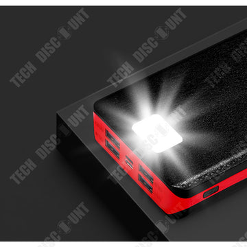 Banque de puissance mobile extérieure de banque de puissance solaire de grande capacité 30000 mAh pour le camping étudiant